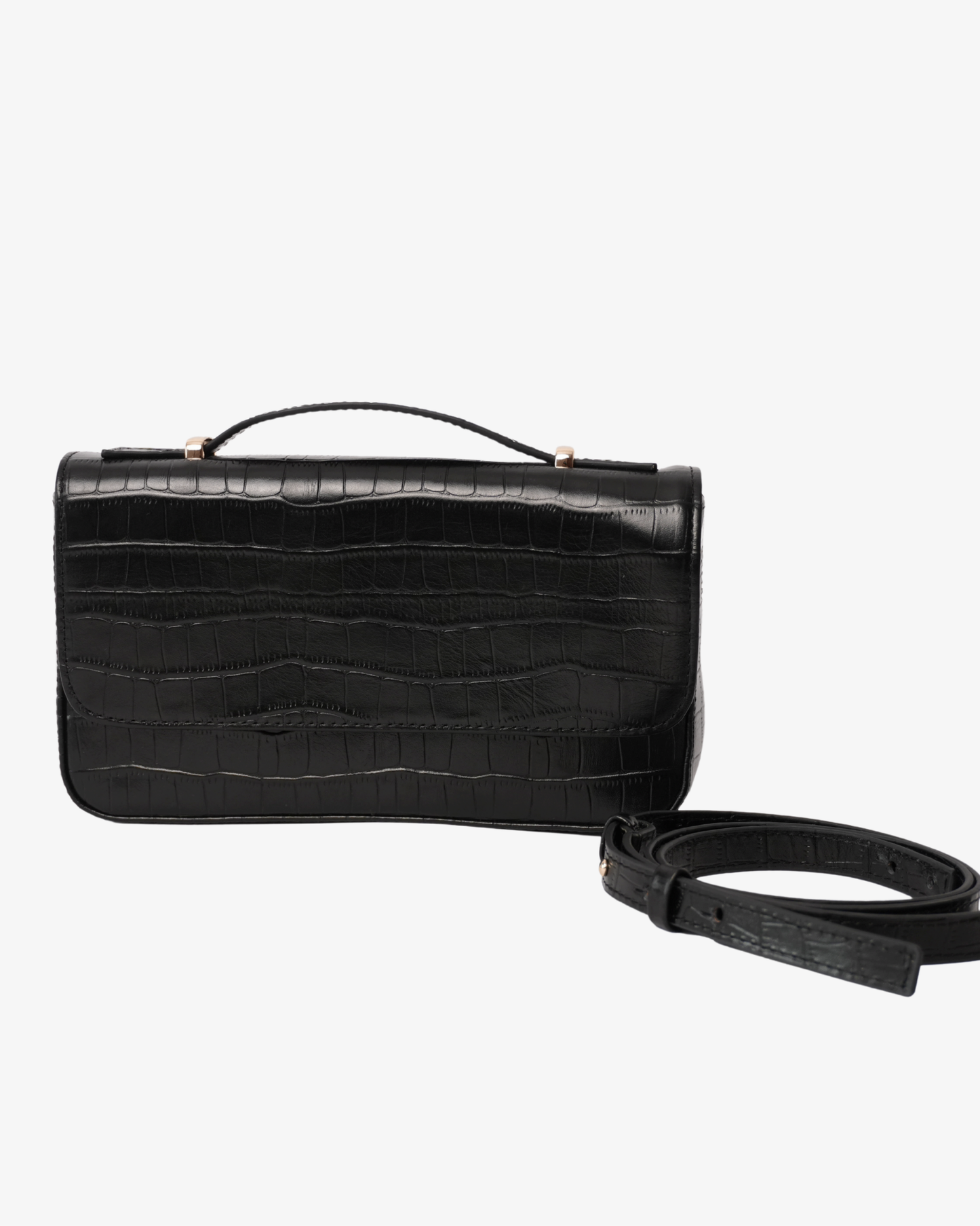 Ginebra Bag - Negro Croco