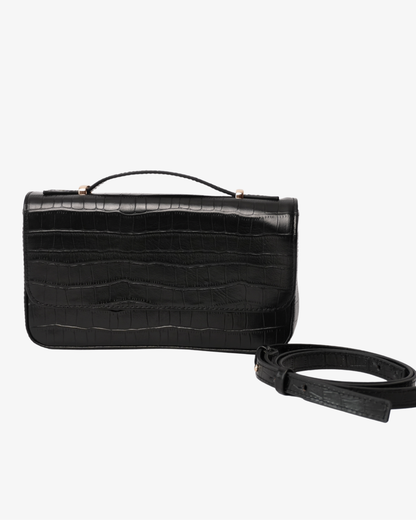 Ginebra Bag - Negro Croco