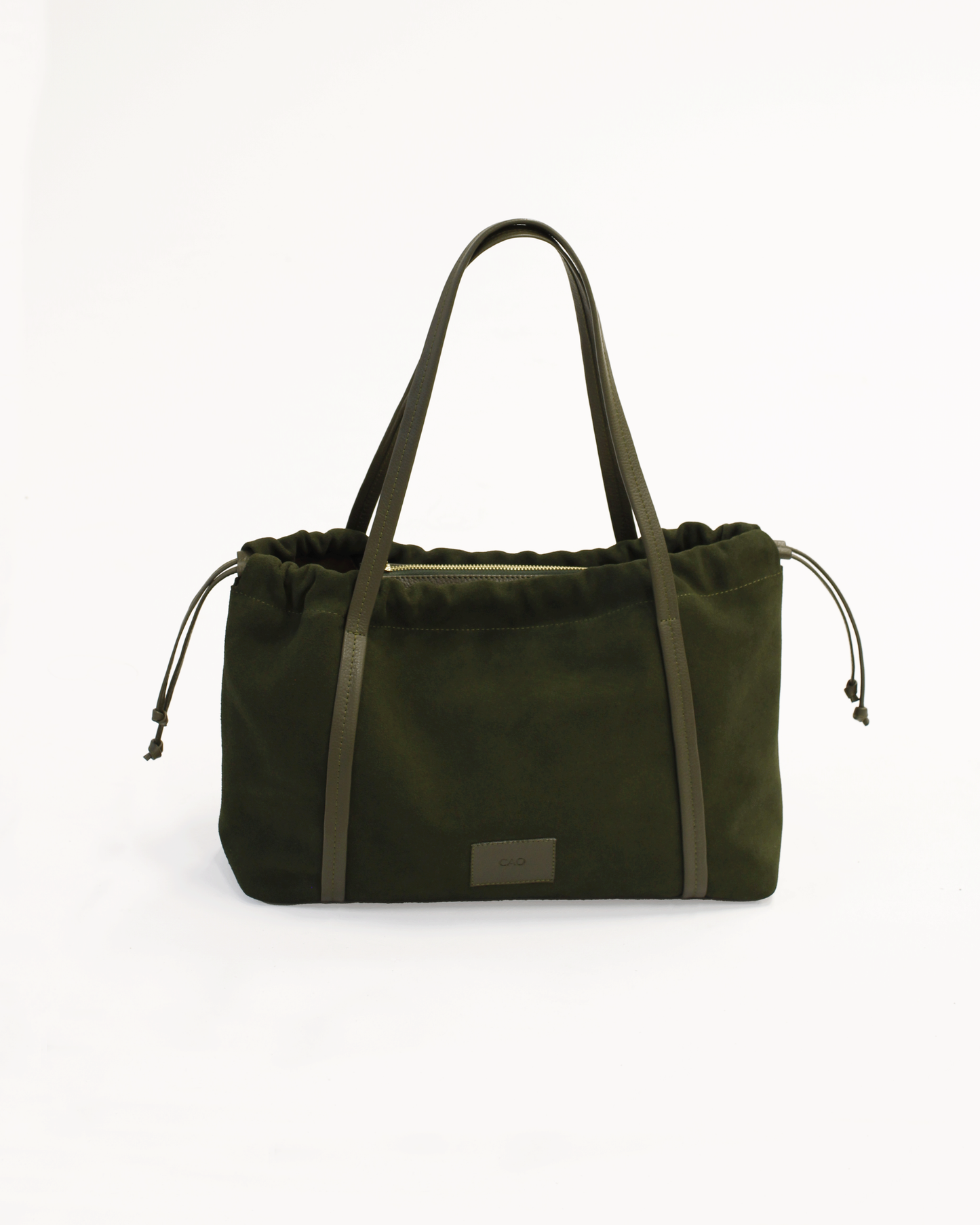 Hanna Tote Bag - Gamuzón Verde Petróleo