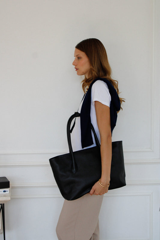 Génova Tote Bag - Negro