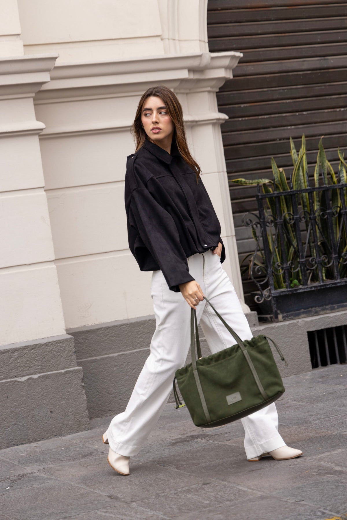 Hanna Tote Bag Verde Petróleo