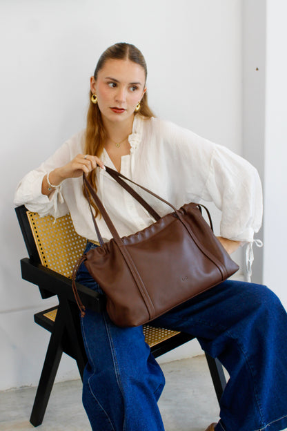 Hanna Tote Bag - Marrón
