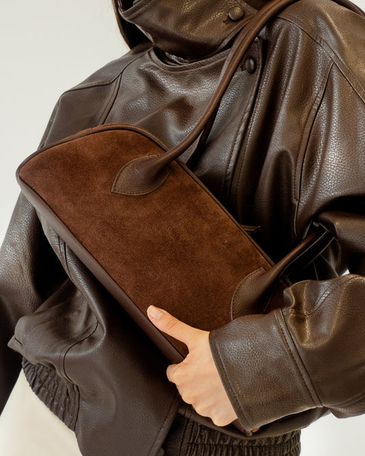 Camille Bag - Gamuzón Chocolate