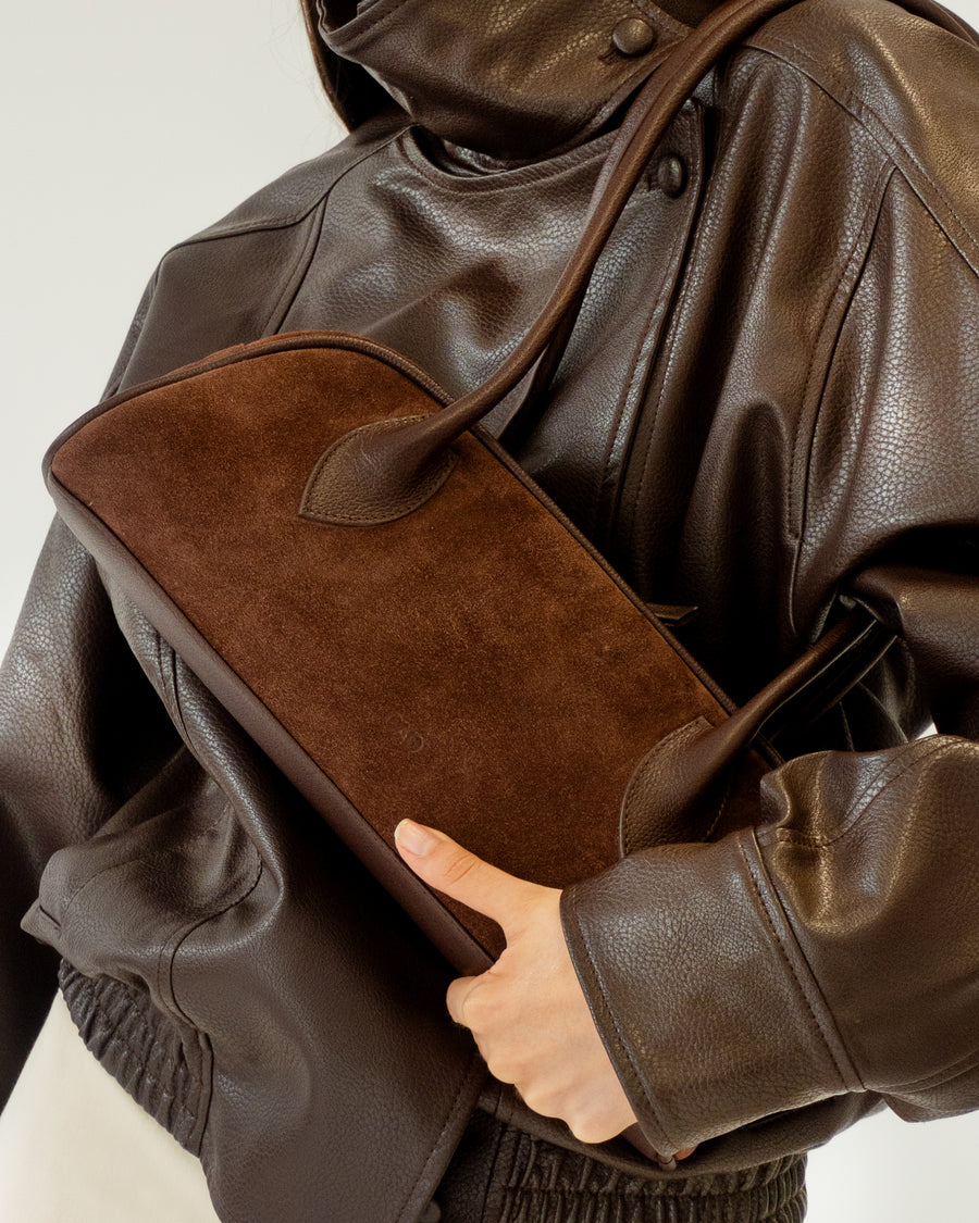 Camille Bag - Gamuzón Chocolate