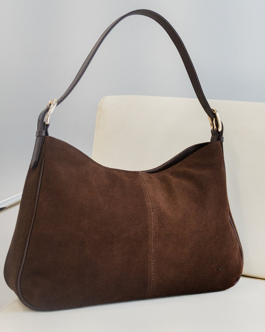 Hobo Bag - Gamuzón Chocolate