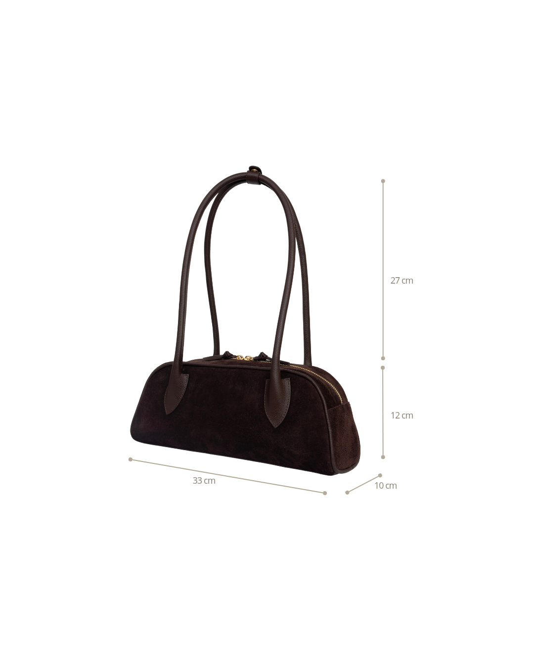 Camille Bag - Gamuzón Chocolate