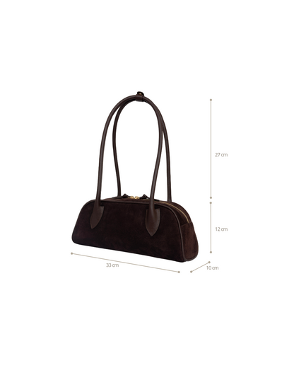 Camille Bag - Gamuzón Chocolate